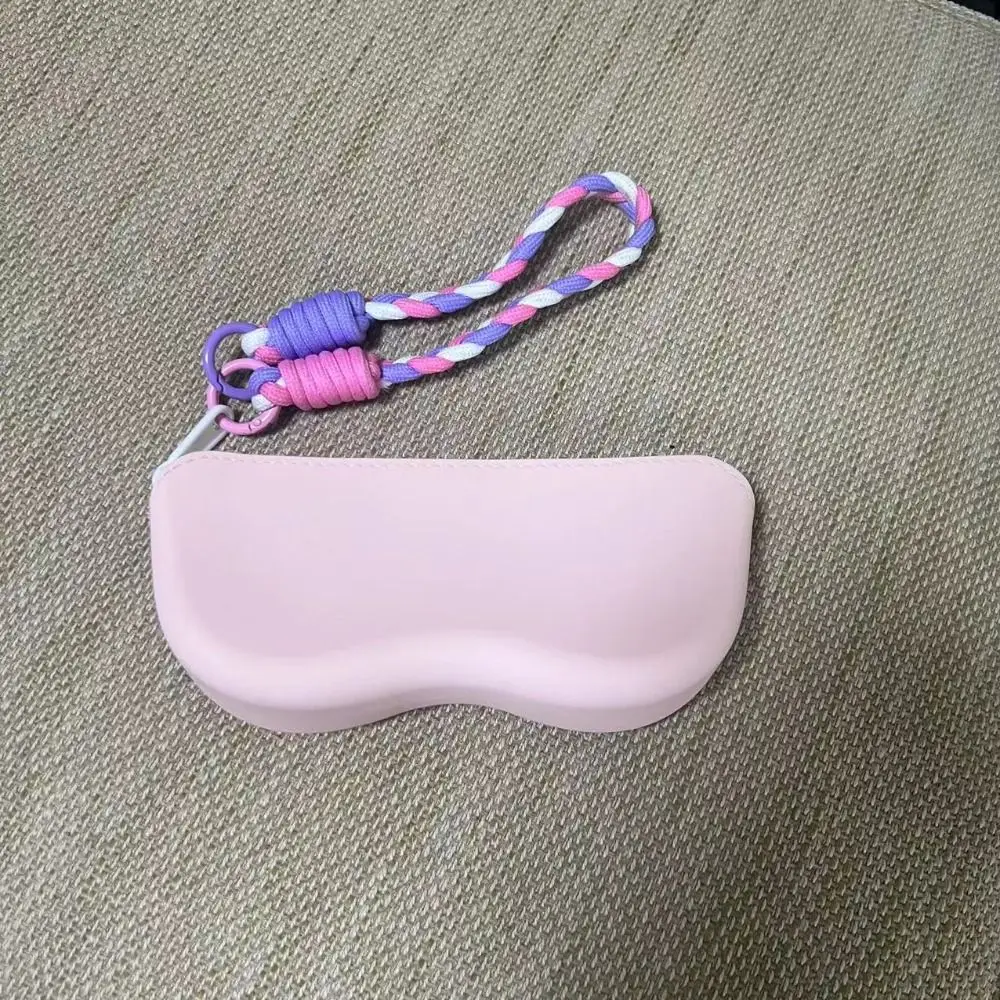 حقيبة نظارات سيليكون مقاومة للماء بلون الحلوى على الطراز الكوري حقيبة نظارات محمولة مع حقيبة تخزين نظارات مقاومة للغبار