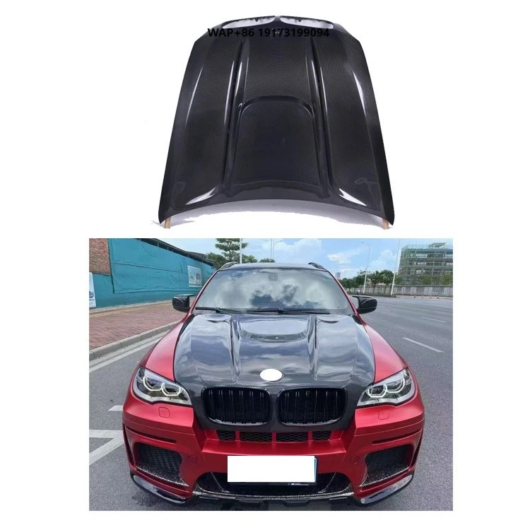 

High Quality Carbon Fiber Front Hood Engine Bonnet for Bmw-X6 X5 E70 E71 2008-2014 Aluminium Alloy