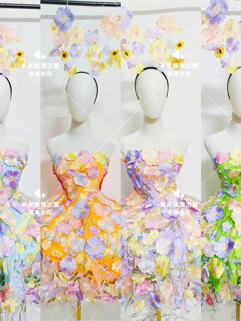 Flower Fairy Performance Dress Parade Performance Dress Dance Performance Dress Bar Party Ds Performance Dress