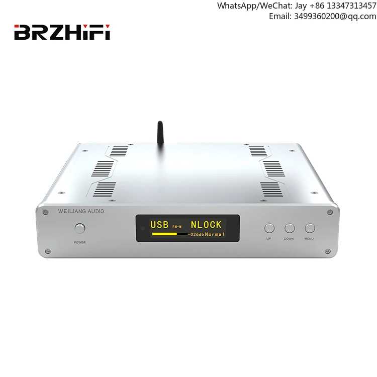 

Dual Core ES9038PRO CSR8675 BT5.0 LDAC APTX Universal Serial Bus Digital-to-Analog Converter Power Amplifier Remote Control Deco