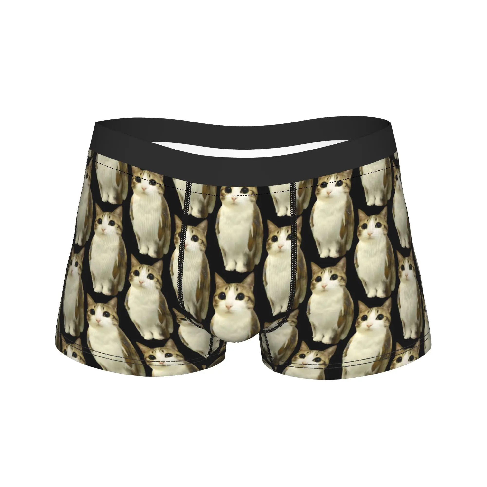 Meowl Cat Owl Funny Merch Boxers Shorts Novelty Underwear  Boxer Briefs Gag Gifts For Man