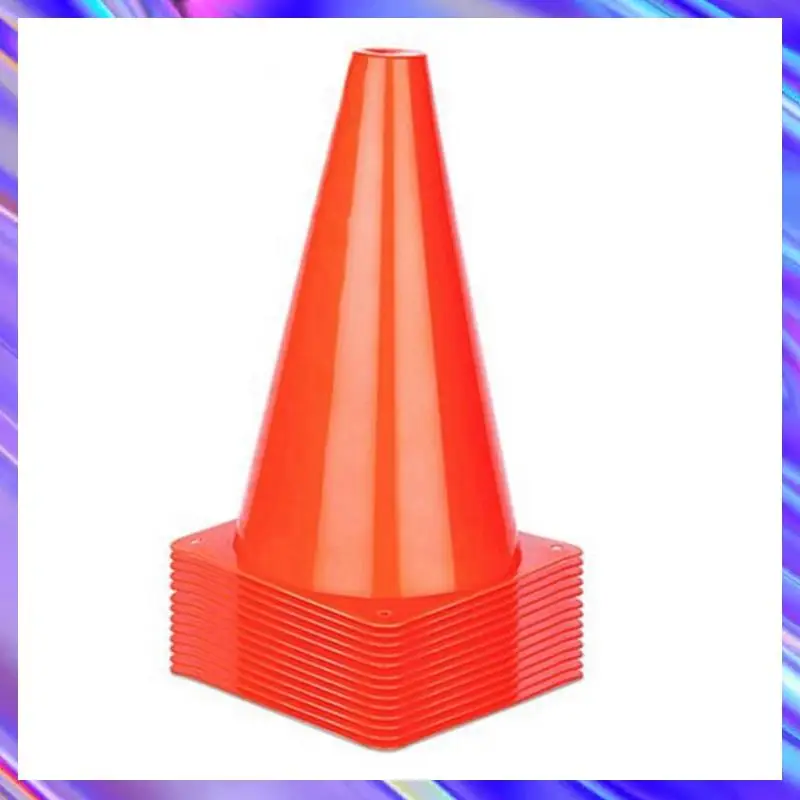 

L71A 30Pcs 9 Inch Sports Cones, Soccer Training Cones Plastic Cones For Soccer Basketball Training Indoor Outdoor Activities