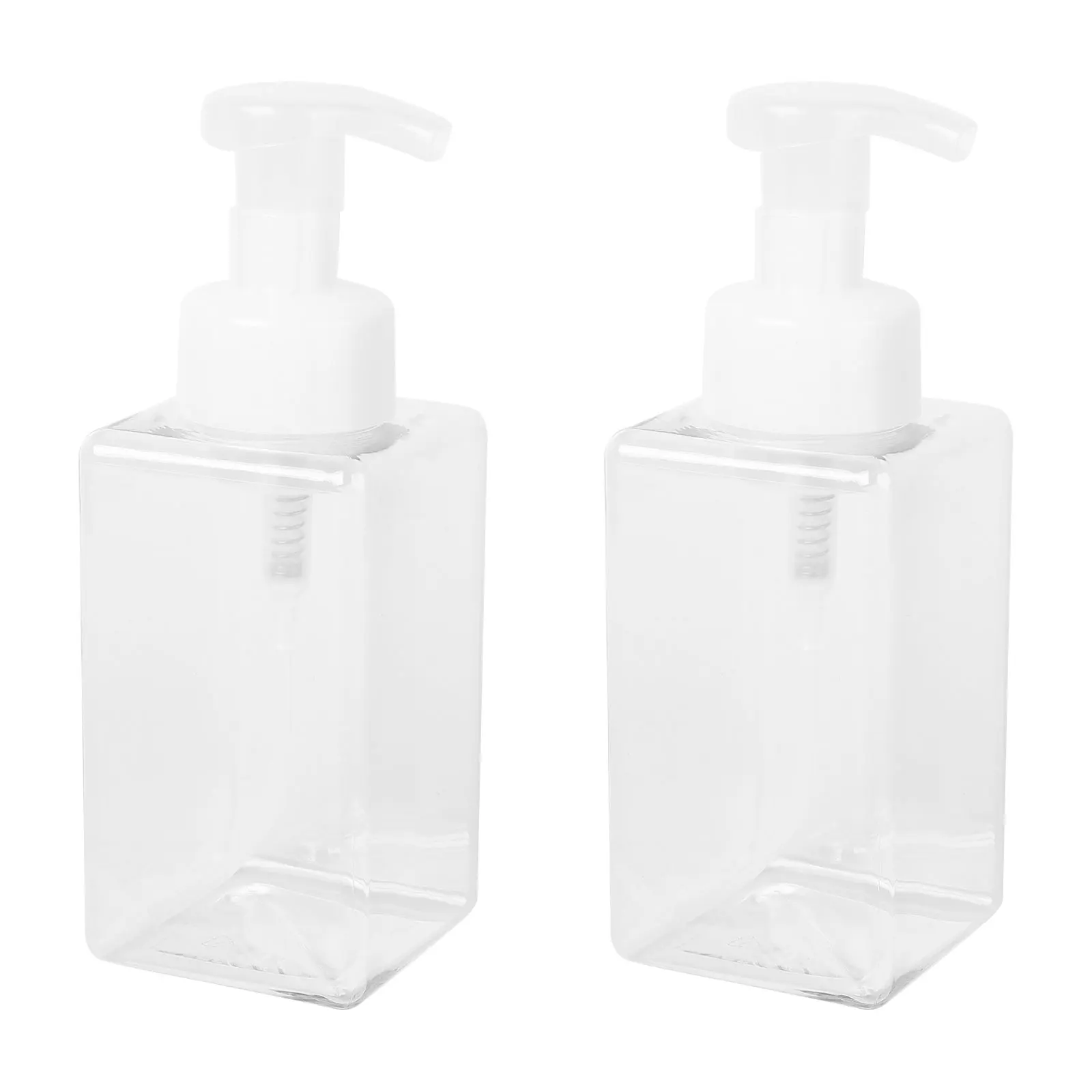 

2pcs Hand Bottles Foaming Dispensers Pump Empty Lotion Shampoo High Quality Long Straw Portable Soap Bottle Liquid