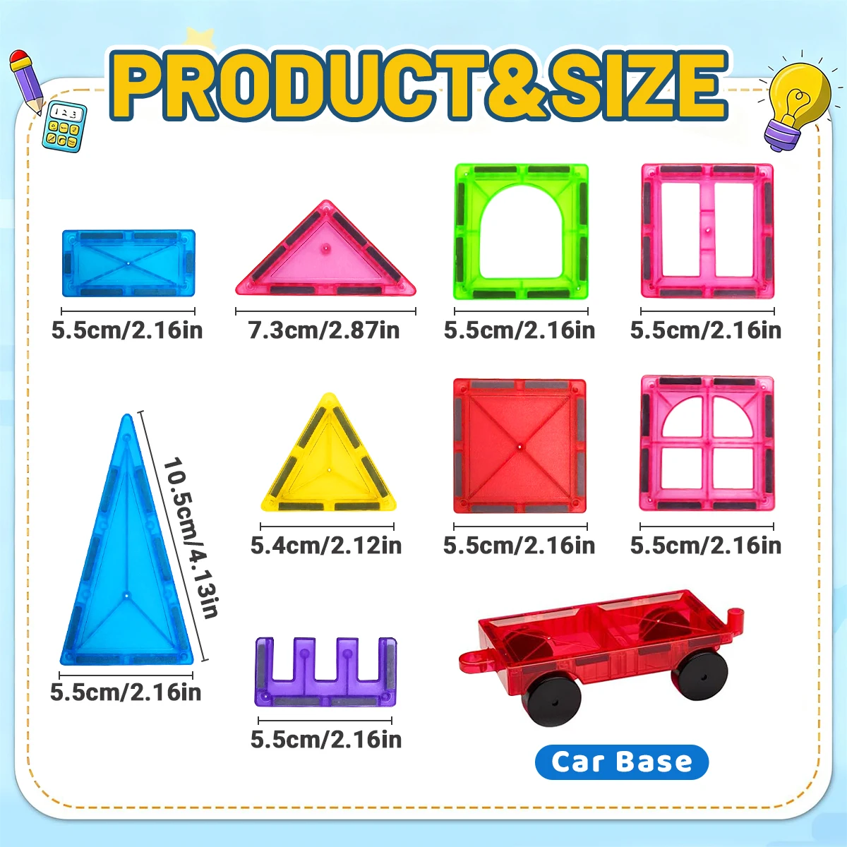 Blocs de Construction magnétiques, ensemble de Construction, jouet éducatif sensoriel Montessori pour enfants âgés de 3 ans et plus, cadeau d'anniversaire, 32/76/122 pièces