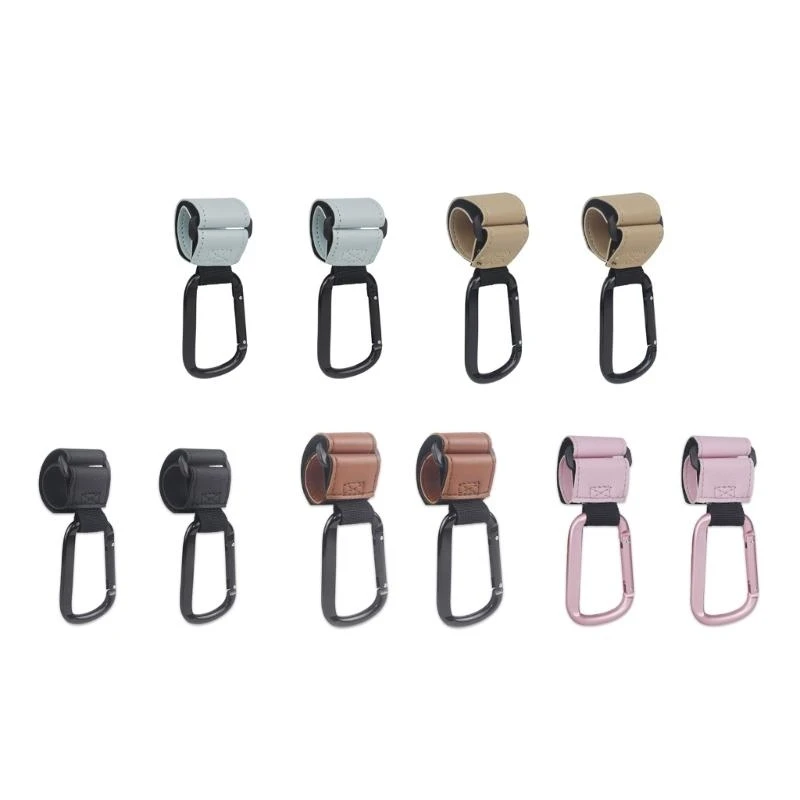 Stroller Hanging Hook Carabiner Hooks for Shopping Bags Mommy-Bag Hook Bag Clip for Outdoor Travel 4XBC