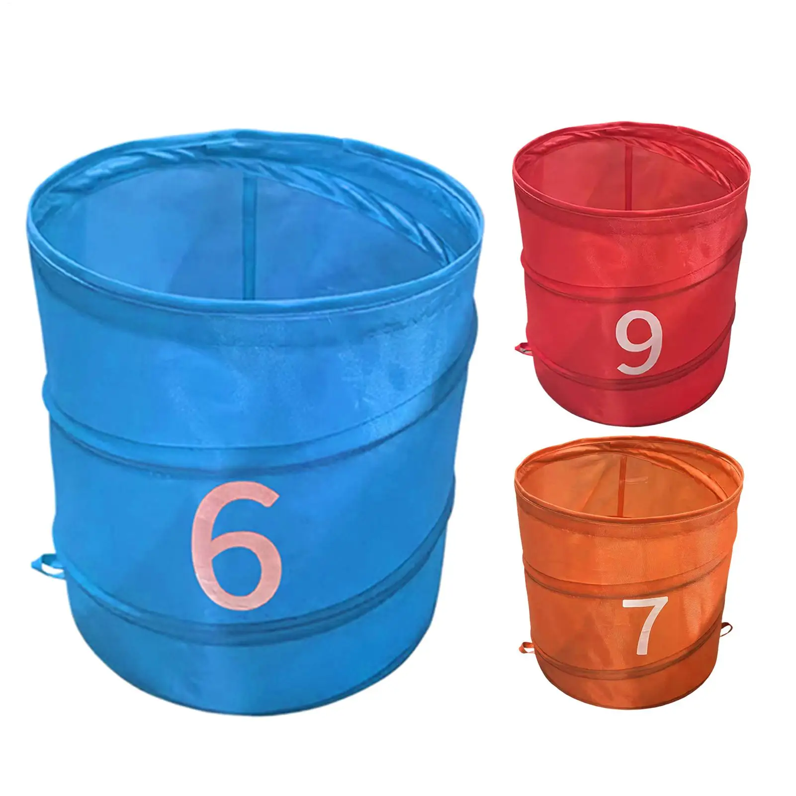 

Portable Golf Game Storage Bucket Foldable Outdoor Golf Chipping Game Bucket Organizer Ball Sport Equipment For Lawn Park Beach