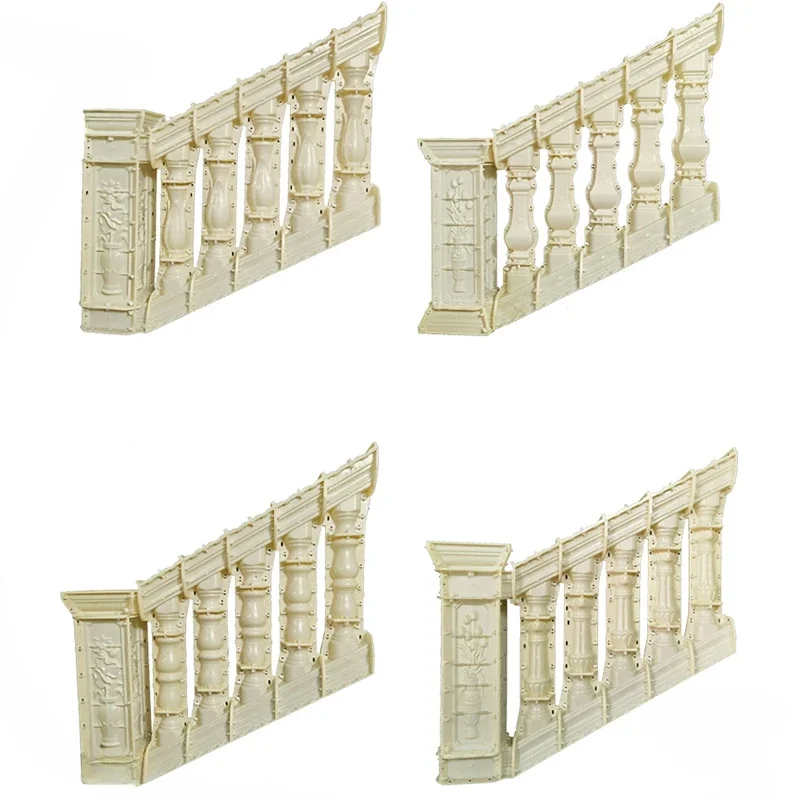 Stair Handrail Mold Cement Railing Fence Mold Cast-in-place Roman Column Guardrail Villa Outdoor Slope Vase Column ABS Thickened