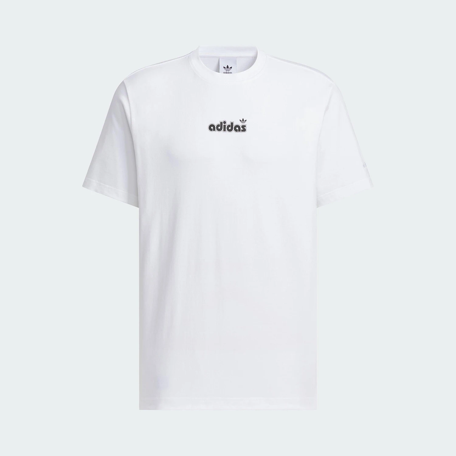 أديداس أوريجينالز للرجال كاجوال برقبة دائرية وأكمام قصيرة فضفاضة قابلة للتنفس JX2635 #3