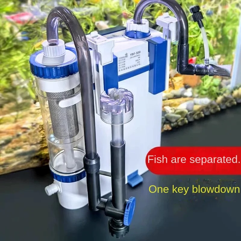 SUNSUN Nuovo Acquario Filtrazione di Ossigeno 220V YBF-600 Macchina Integrata Pompa di Purificazione Dell'acqua A Parete Coral Reef Serbatoio di Pesce