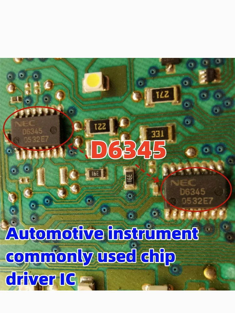 New 10 PCS D6345 UPD6345GS For  Automotive instrument commonly used chip driver IC