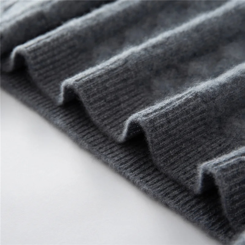 ADDONEE Sweter Pullover Leher-o Kasmir 100% Wanita Rajutan Kabel Pakaian Rajut Kasmir Gaya Sederhana Atasan Pakaian Musim Gugur Musim Dingin