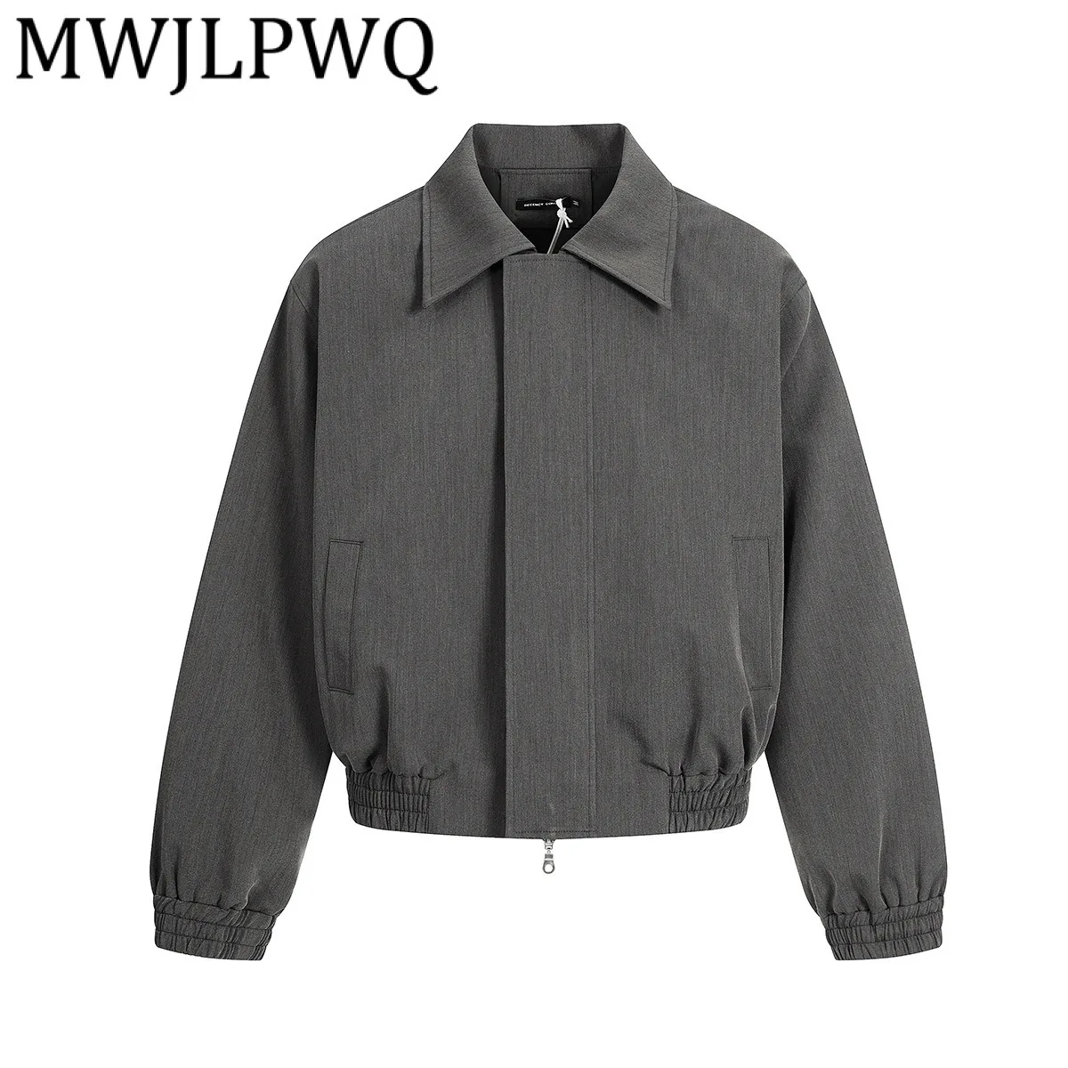 

MWJLPWQ Мужская простая высококачественная рабочая одежда с лацканами, уличная повседневная мужская куртка в пригородном стиле с длинными рукавами, новинка осени 2023 г. 21329