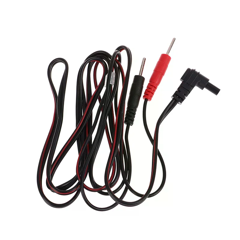 2.35mm New Electrotherapy Electrode Lead Electric Shock Wires Cable For Massager Connection Cable Massage And Relaxation