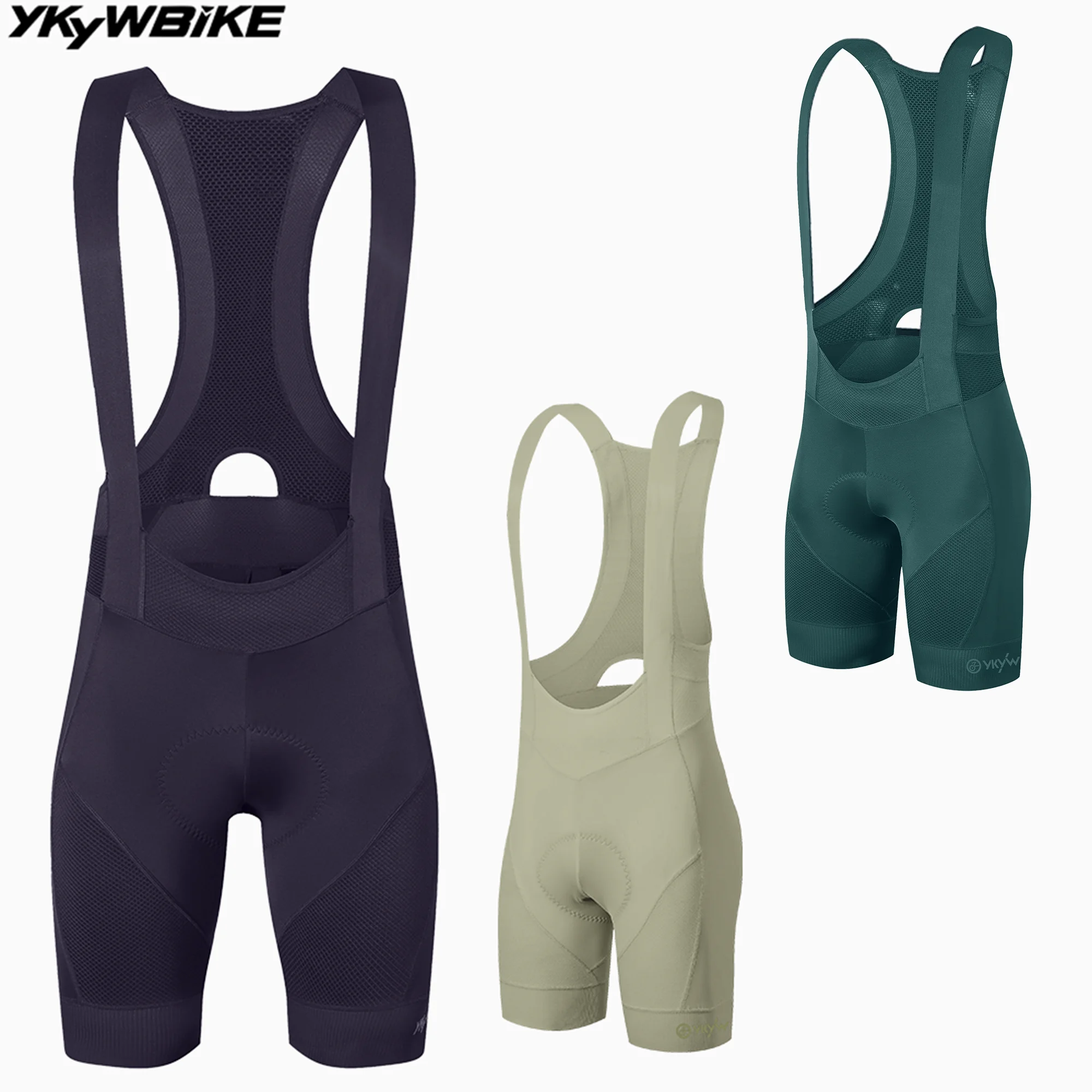 AliExpress YKYWBIKE 2026 New Color Men's Cycling Bib Shorts Road Bike Bibs Bicycle Tights with 6 Hours Padded Belgium Padding Cycling MTB