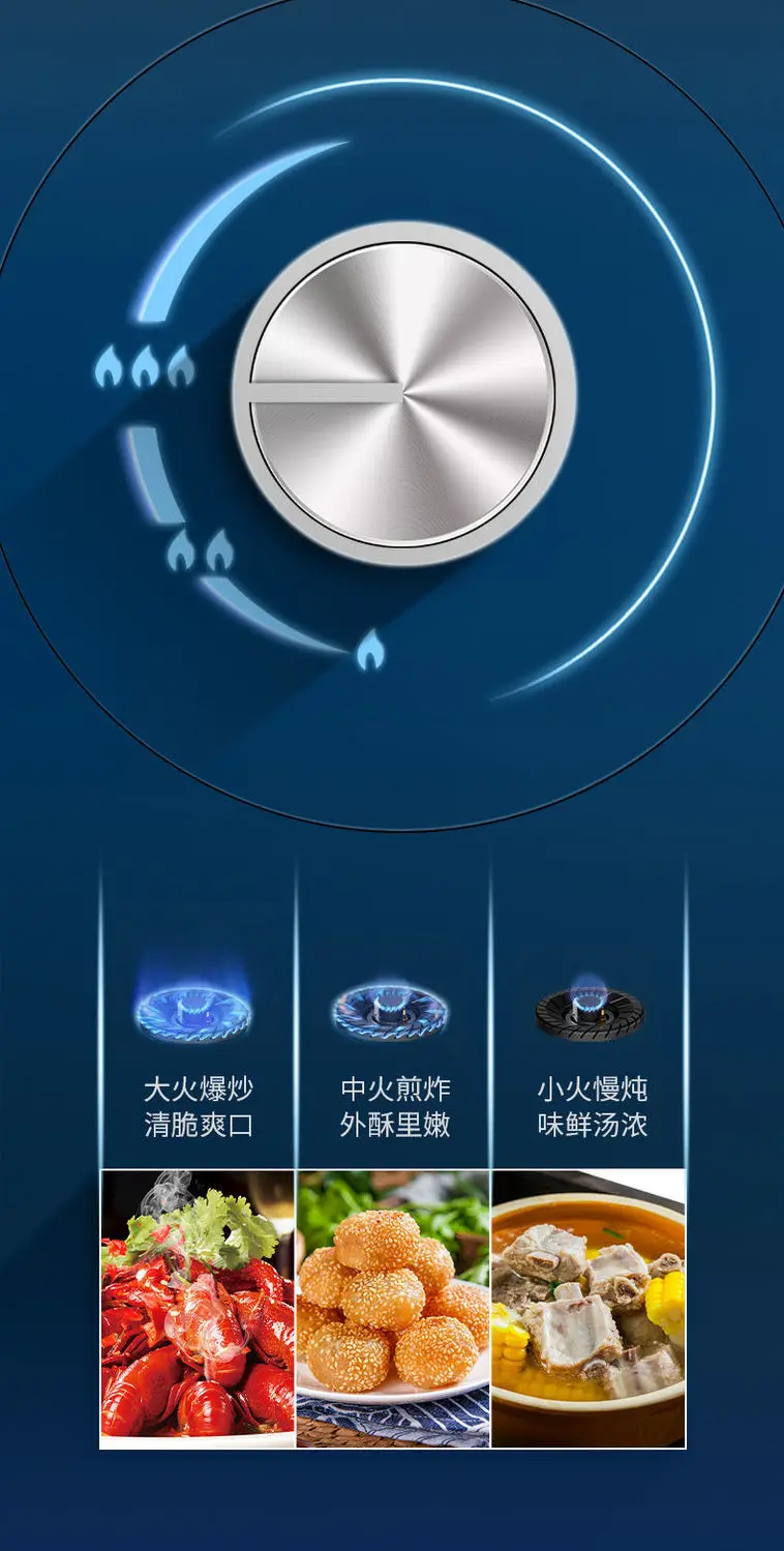 Supor PS07 gas double stove household embedded desktop natural gas fire stove liquefied gas stove