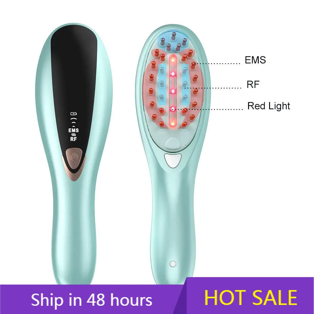 

YTYIN Electric Massage Comb Applicator For Hair Growth Vibration Scalp Massage Comb