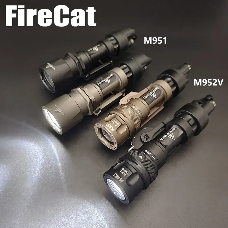 SOTAC Tactical Metal M951 M952V Strobe LED SF Flashlight With M93 QD Mount Weapon Light 20mm Picatinny Rail Airsoft Hunting