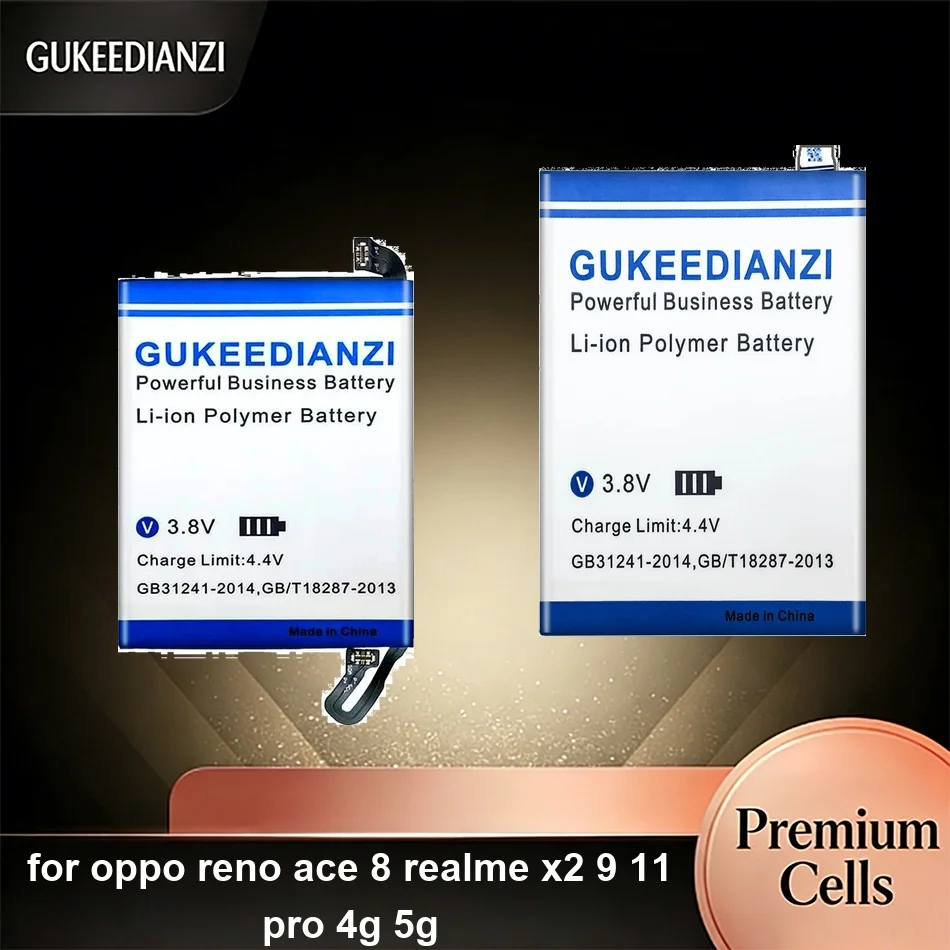 

Аккумулятор для мобильного телефона Durable BLP911 BLP749 BLPA15 4500-5800 мАч для Oppo Reno Ace 8, Realme X2, 9, 11 Pro 4G, 5G
