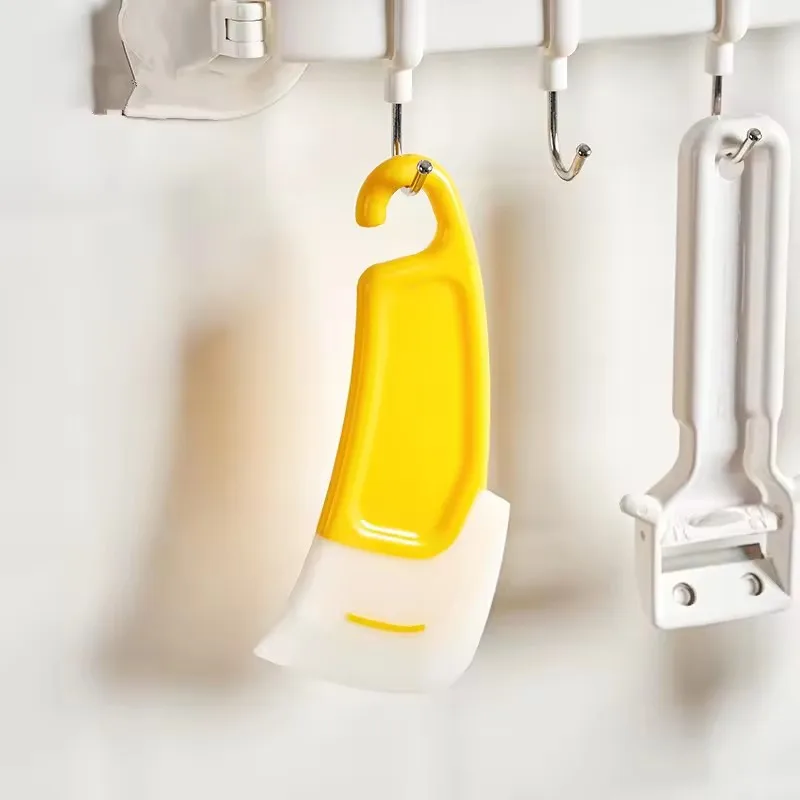 

Cleaning Silicone Spatula Kitchen Scraper Soft Blade Scraper Brush Dirty Pan Pot Dishes Cleaner Tools Silicone Kitchen Utensils