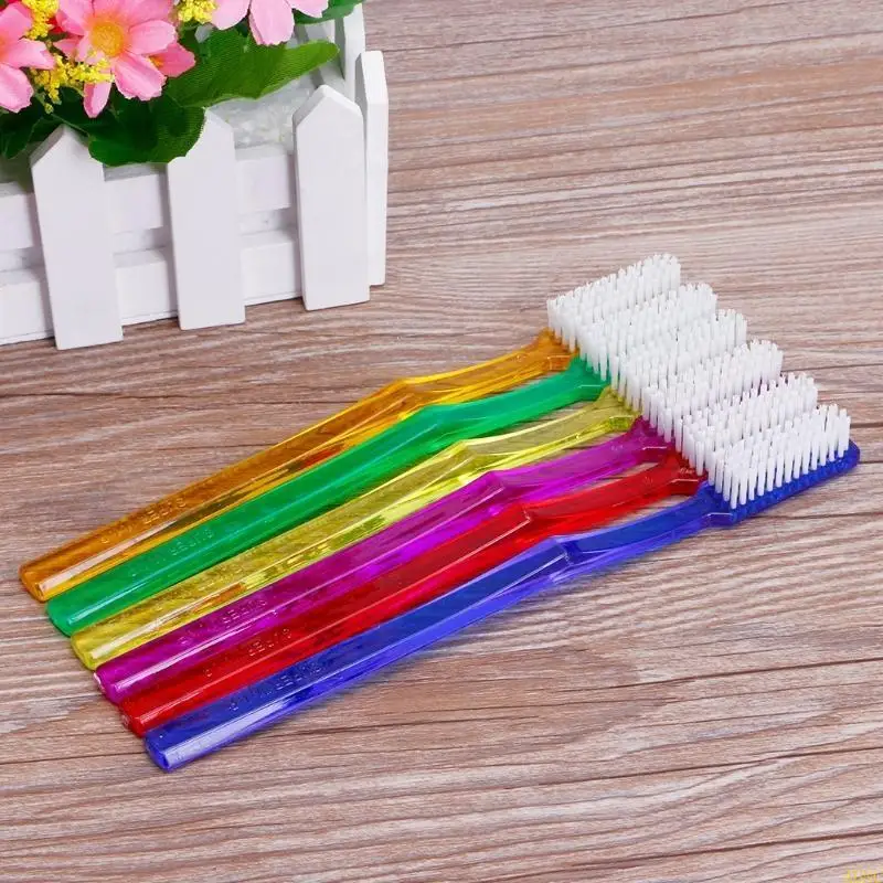 A0NC 6x for Nano Dental Care Premium Hard Toothbrush Bristle Tooth Brush Set for Adu