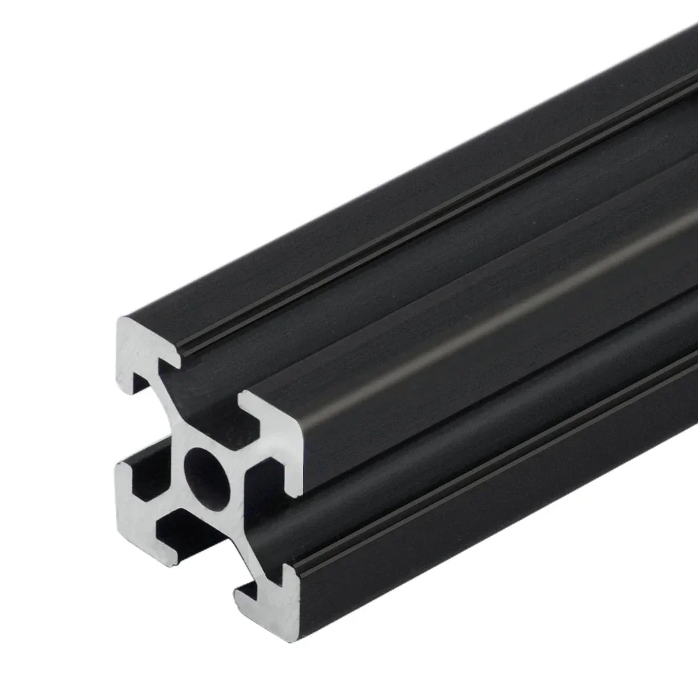 Guide for CNC Part Linear  Rail 2020 Aluminum Profile Extrusion 400mm EU European Standard Anodized 3D Printer Black 20