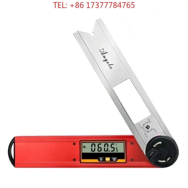 360 Degree Angle Finder Digital Angle Protractor Ruler Digital Wooden Protractor