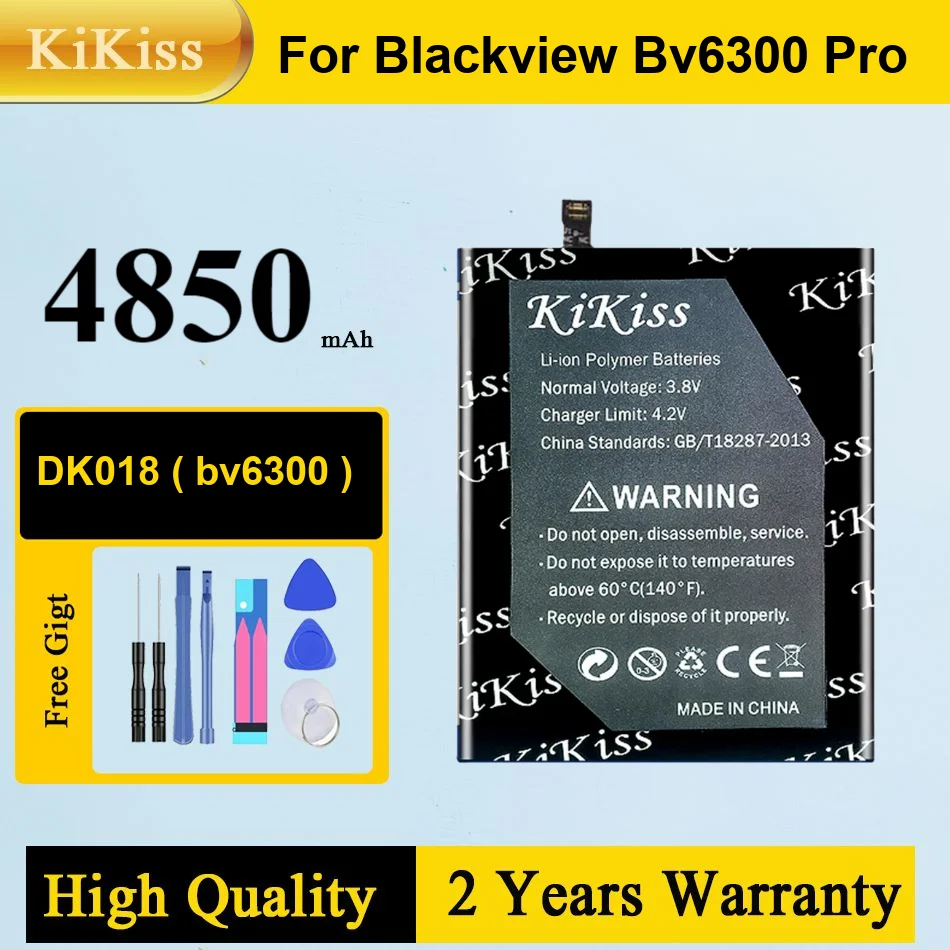 

KiKiss Battery DK018 (bv6300) 4850mAh for Blackview BV6300 Pro BV6300Pro Bateria