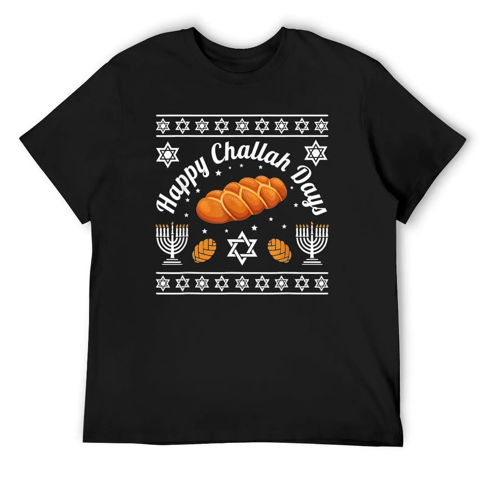 

Happy Challah Days Hanukkah T-Shirt Funny t-shirt vintage anime shirt Blouse big and tall t shirts for men