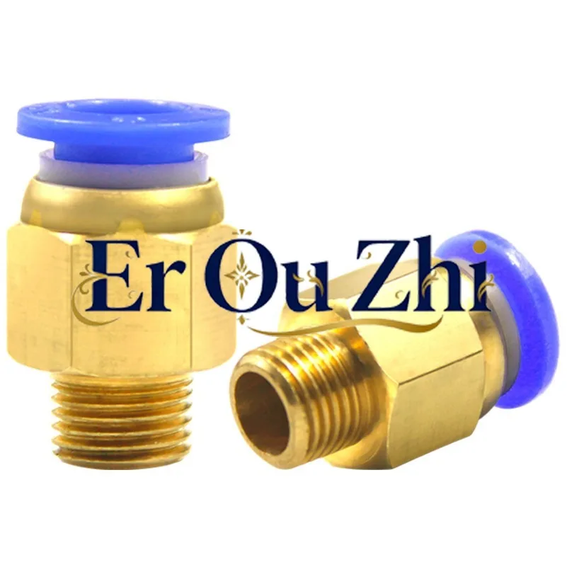 Machine tool oil pump PD straight through quick plug external thread connection YouTube quick connector