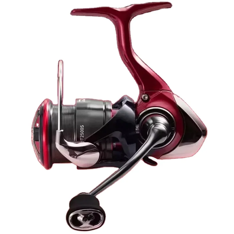 

Long-Casting Spinning Reel Micro with Shallow Spool & Metal Construction for Lure Fishing Featuring Fake Bait