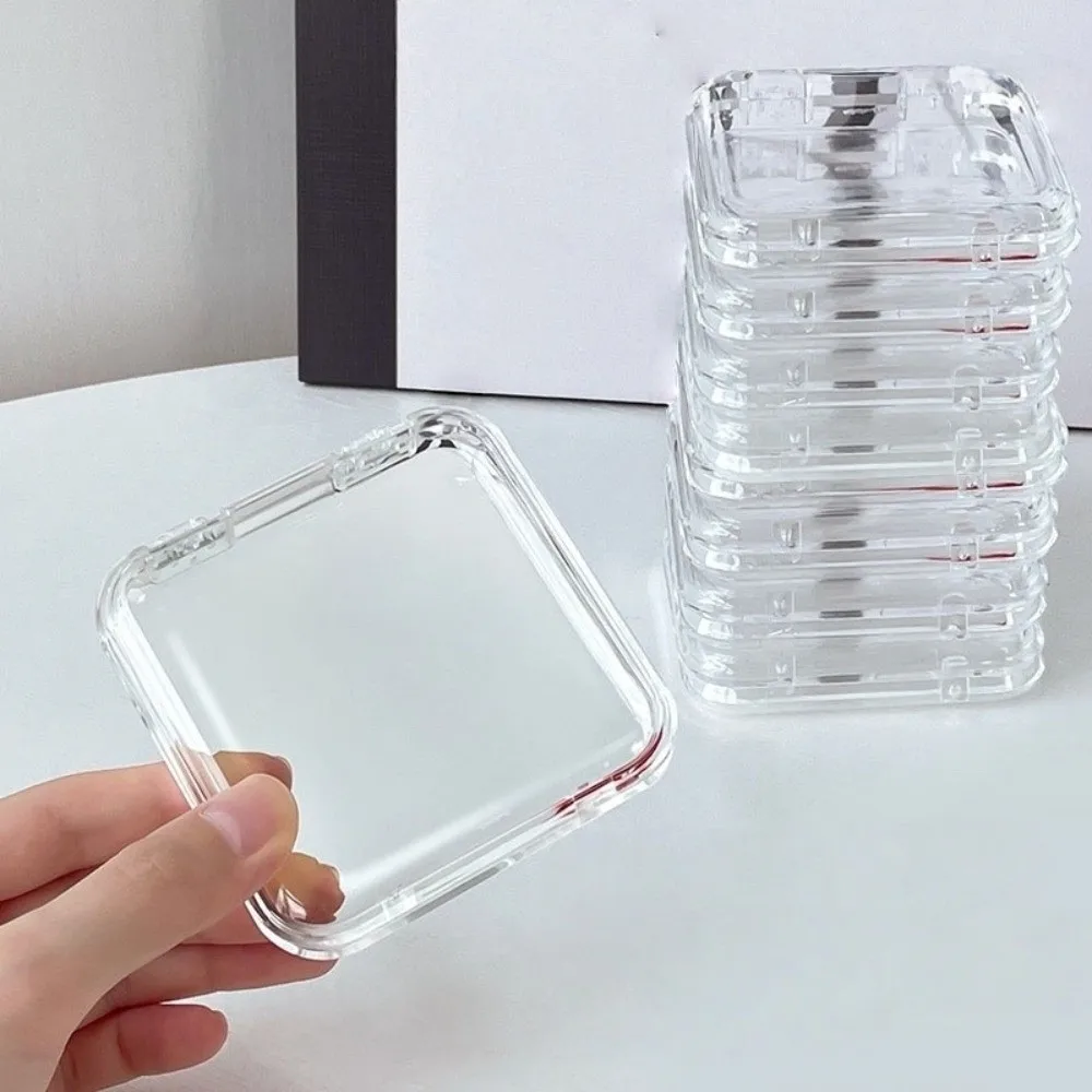 

26pcs with Lid Wenwan Bracelet Box Dustproof Transparent Nail Art Storage Box Anti Oxidation Square Acrylic Sealed Box Gifts