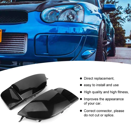 Imagen 1 del producto Bisel de lámpara antiniebla delantera, cubierta de luz antiniebla delantera, cubierta de lámpara de bisel, apta para Impreza STI WRX 04-05, par