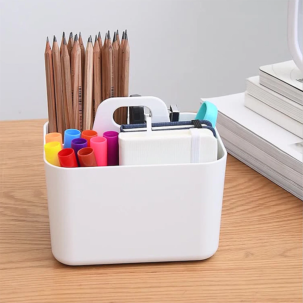 

Large Capacity Makeup Bathroom Stackable Storage Box Cosmetic Organizer Desktop Children Pen Storage Case Sundries Storage Box