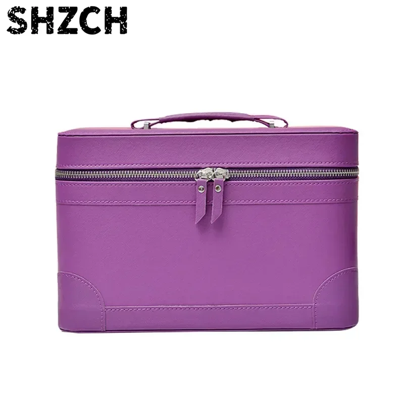 Portable 66pcs Essential Oil Bottle Holder Traveling Carrying Case Storage Box PU Aromatherapy Bottles Roller Bottle Holder