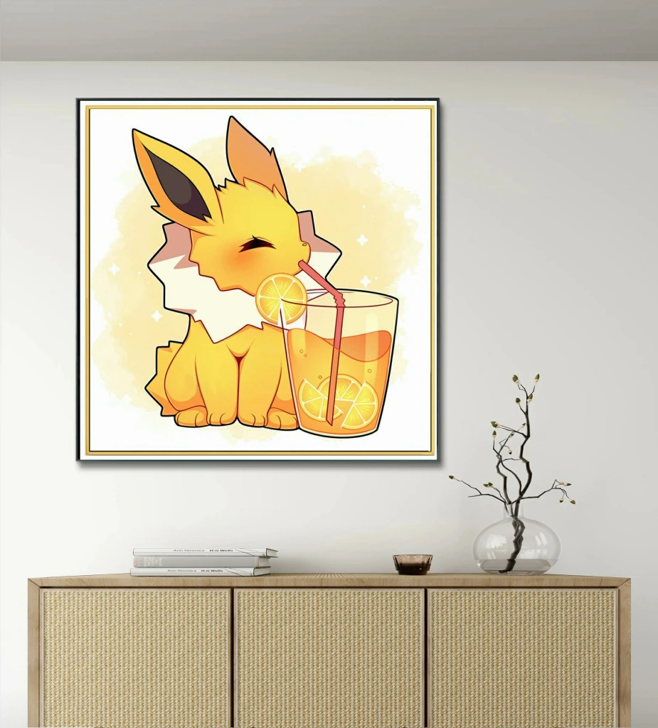 Pokemon Eevee Cartoon Anime Mosaic Embroidery Diamond Painting Pixel Kit Cross Stitch Pictures Printed Home Decor 5D DIY Art New