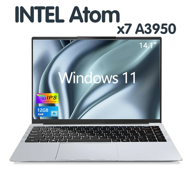 2025 Office Laptop Windows 11 intel core i7-7500U/intel Atom x7