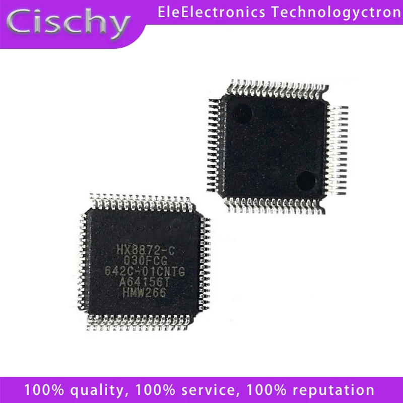 2PCS HX8872 HX8872-C HX8872-C030FCG TQFP-64