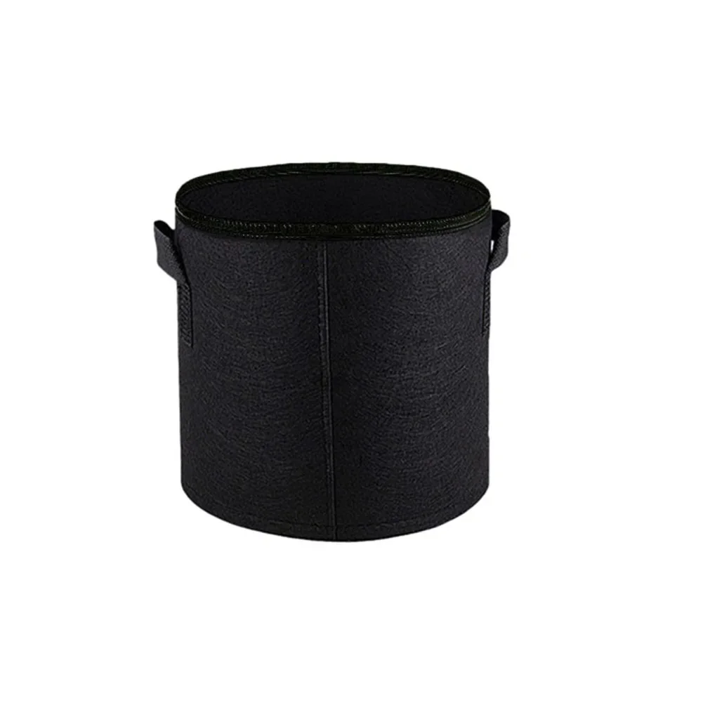 Vegetable/Flower/Plant Grow Bags Non-Woven Plant Bag 1/3/5/7/10 Gallon Felt Growing Pot Aeration Fabric Pots With Handle