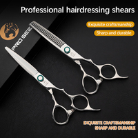 Professional Shears Stainless Steel 6.0 Inch VG10 Steel  Hair Cutting Scissors Best Barber Scissors Dressing Scissor Barber's Ha