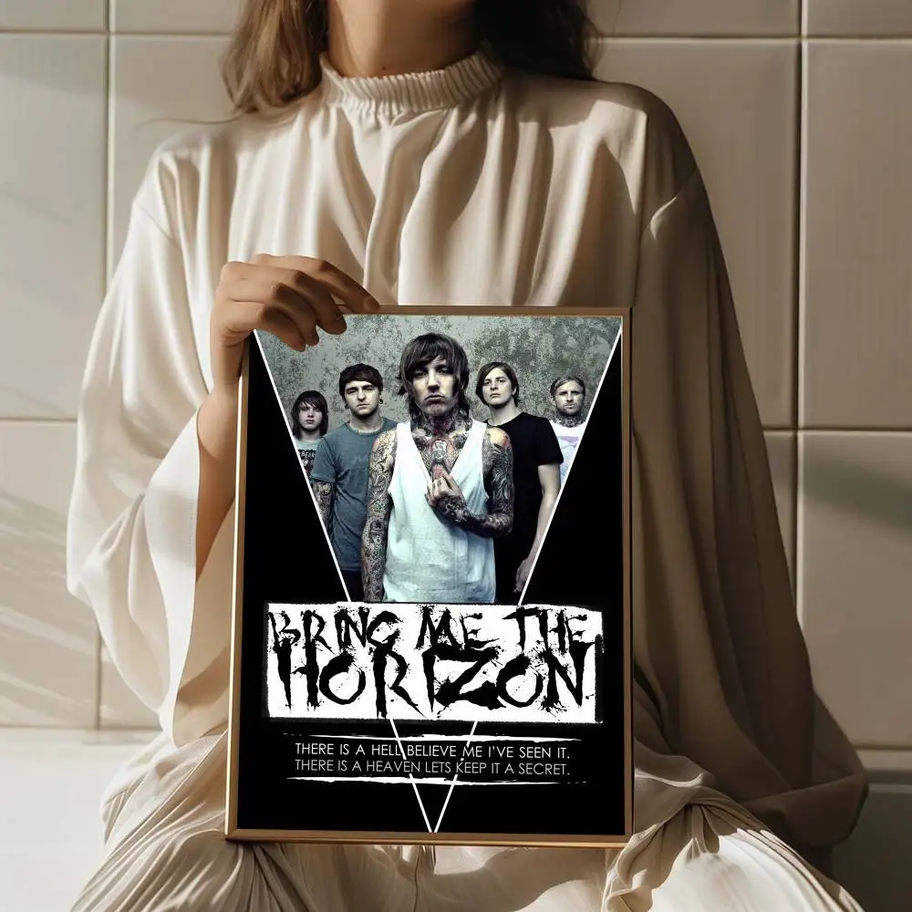 Rock Band B-Bring M-Me The H-Horizon Whitepaper Poster HD Quality Poster Wall Art Painting Study Room Wall Decor