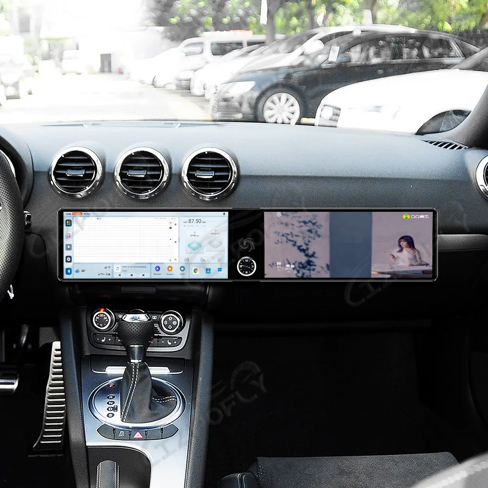 For Audi TT 2008-2014 Dual 12.3 Inch  Android 13 Car Player Car Media Car Multimedia Player Radio Audio Stereo Car Accessories