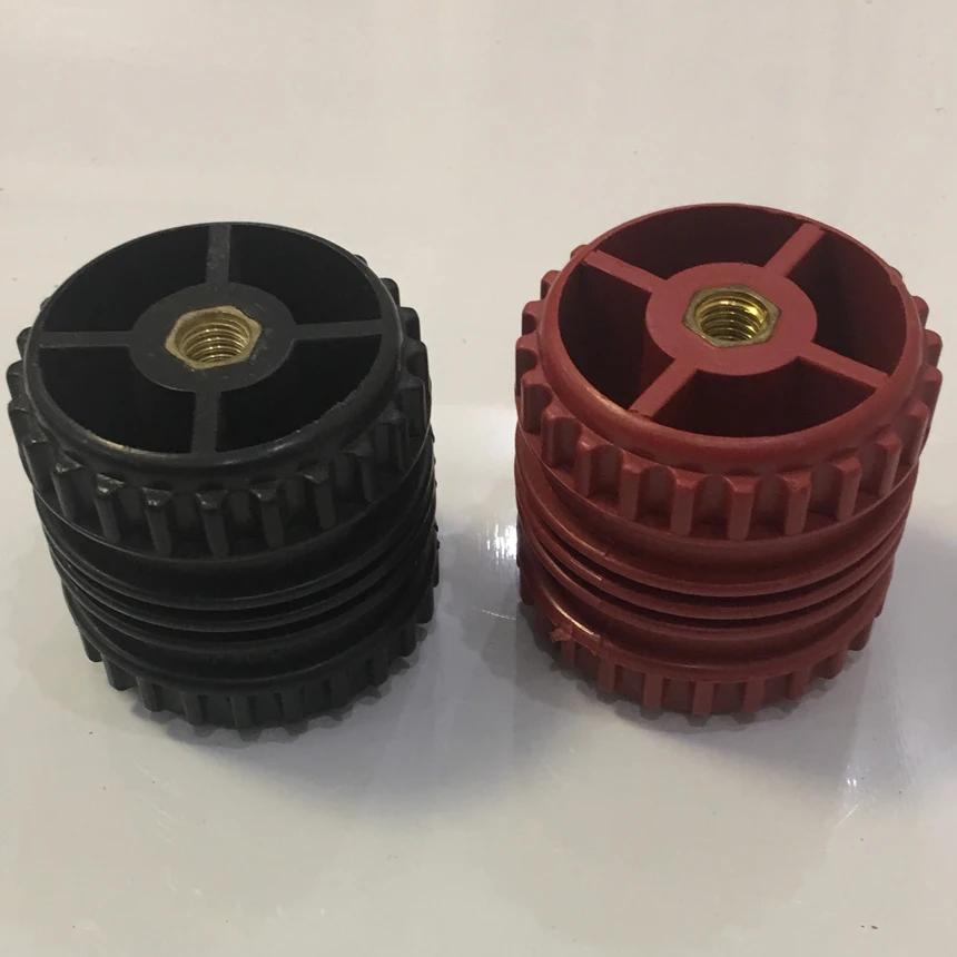 50*50mm 50x50mm Red Grey M8 M10 Bore Nut Female Thread Plastic GGD GCS SGR Insulation Column Busbar Support Enhanced Insulator