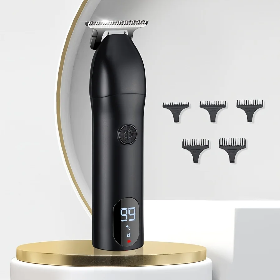 Машинки для стрижки волос для мужчин, беспроводной триммер для бороды, бритва с Т-образным лезвием, триммер для волос, набор для ухода за волосами для мужчин и женщин, стрижка волос с нулевым зазором K