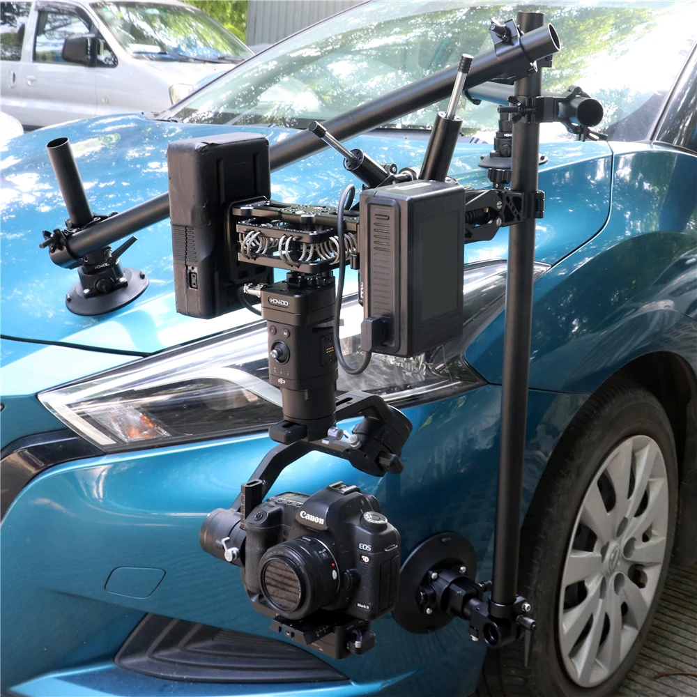 

HONTOO RS2 Shock Absorbing Arm Car Holder Mount Rig 2 Dampener 10KG Pro with V Mount Plate FOR DJI RONIN S RS2 RC2 MX Crane 3S