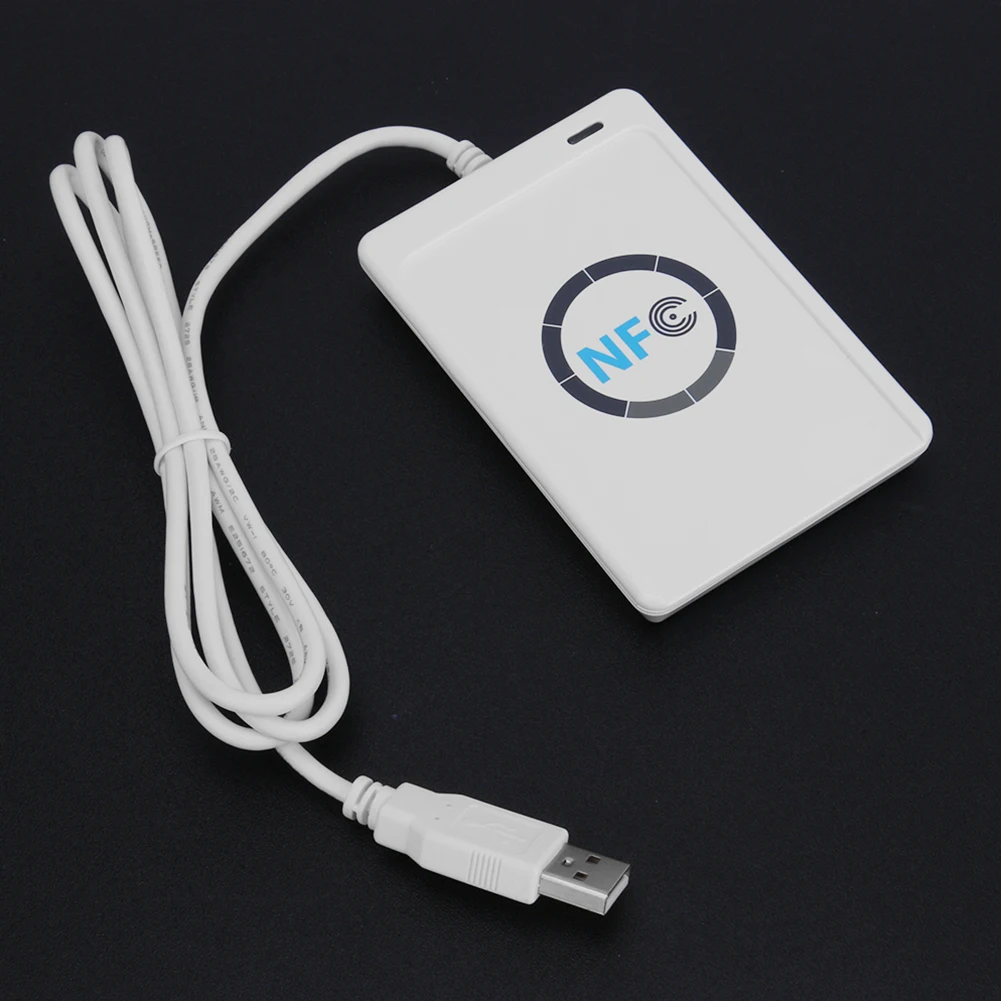 ACR122U Contactless Smart Reader Writer 13.56Mhz NFC Card Reader Writer for Access Control Electronic Ticketing