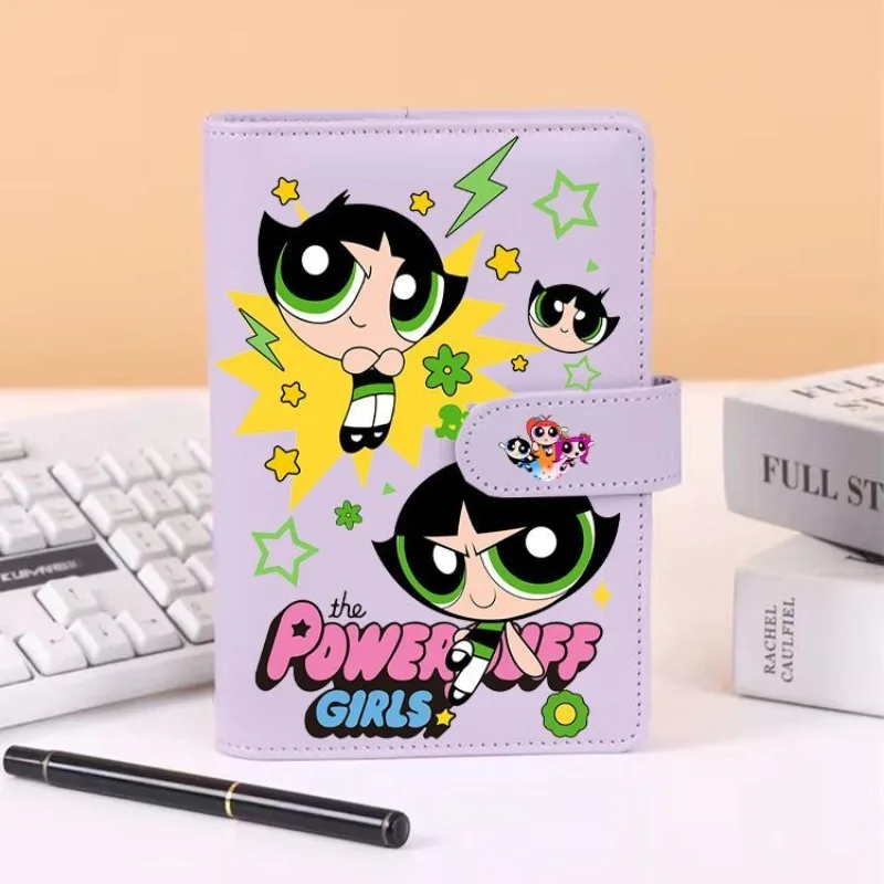 The Powerpuff Girls themed notebook, cute cartoon notebook for boys and girls, a floral journal, gift for friends' birthdays view 3