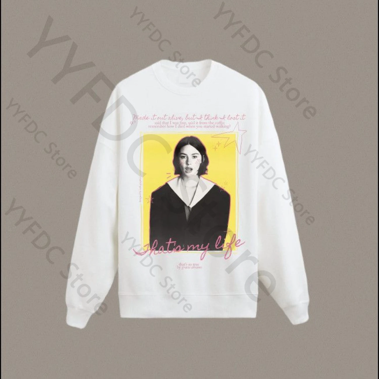 

Толстовка Gracie Abrams I LOVE YOU GRACIE ABRAMS Концертные пуловеры Высококачественная толстая толстовка для мужчин и женщин Осенняя свободная одежда