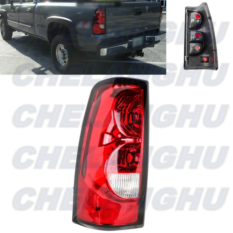 

For Chevrolet Silverado 1500 2500 3500 2003 2004 2005 2006 Left Side Tail Light Rear Brake Lamp Without Bulbs car assecories