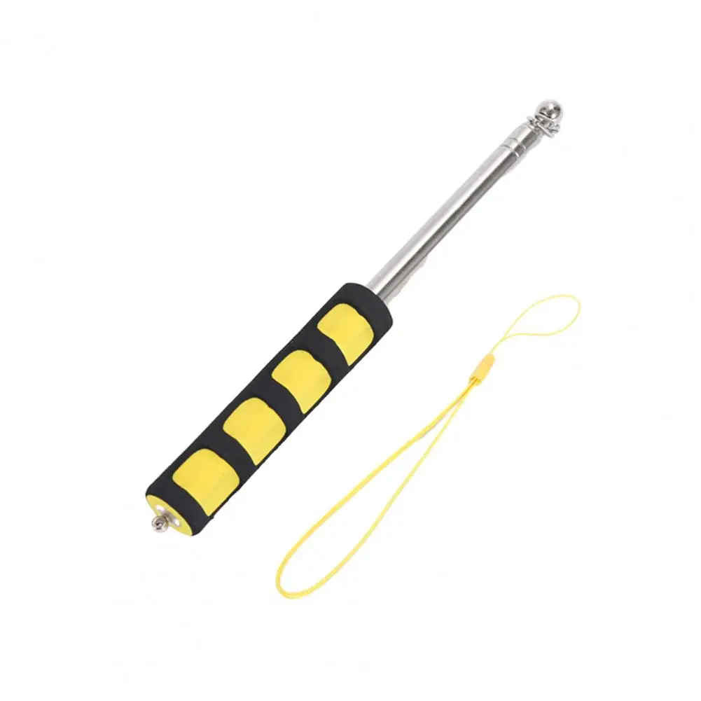 140/200cm Flag Pole Telescopic With Lanyard Teaching Pointer Stick Stainless Steel Flagpole Tour Guide Flagpole