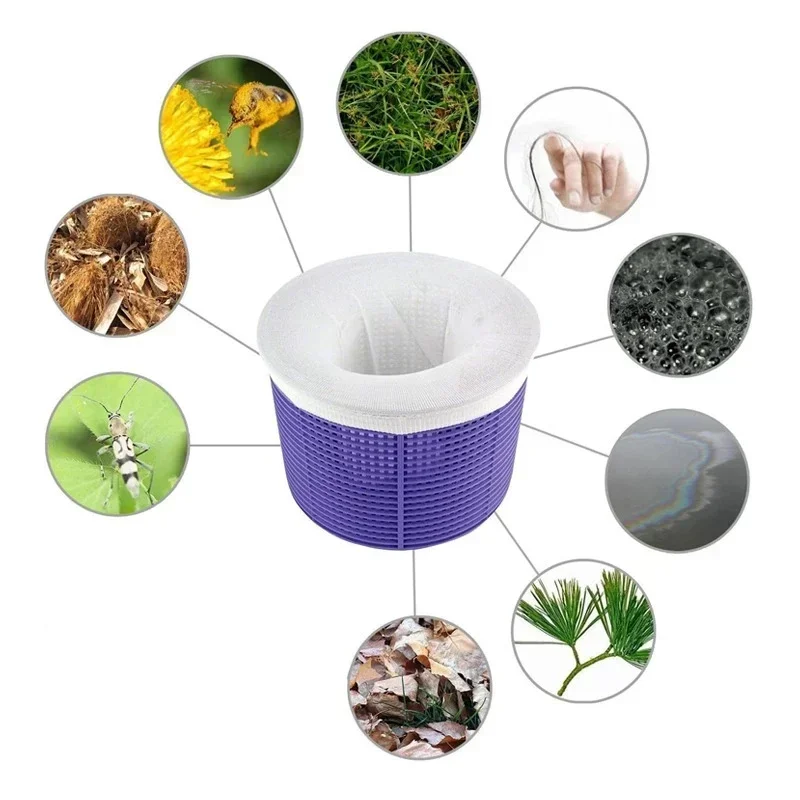 5/10/20 stücke Pool Skimmer Filter Socken Filter Mesh Tasche Nylon Mesh Haushalt Filter korb Skimmer Pool Zubehör